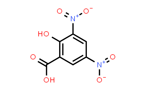 CAS No. 609-99-4, 2-Hydroxy-3,5-dinitrobenzoic acid