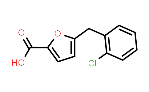 CAS No. 60907-14-4, 5-(2-Chlorobenzyl)-2-furoic acid