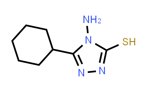 CAS No. 61019-28-1, 4-Amino-5-cyclohexyl-4H-[1,2,4]triazole-3-thiol