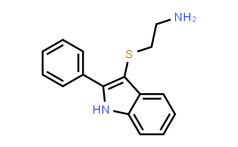 CAS No. 61021-64-5, 2-(2-Phenyl-1H-indol-3-ylsulfanyl)-ethylamine