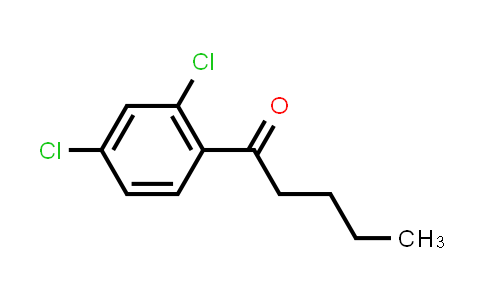 CAS No. 61023-66-3, 1-(2,4-Dichlorophenyl)pentan-1-one