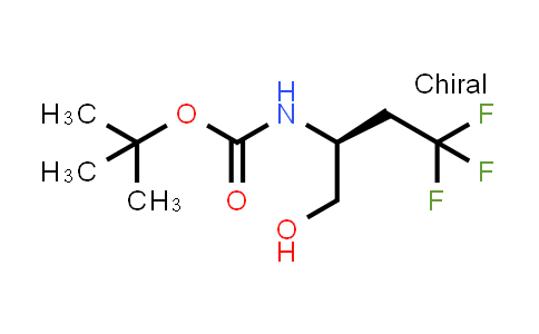 CAS No. 610272-57-6, tert-Butyl N-[(2S)-4,4,4-trifluoro-1-hydroxybutan-2-yl]carbamate