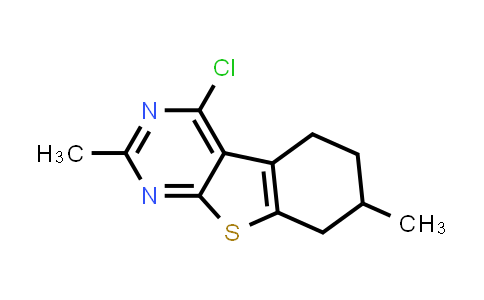 CAS No. 610274-01-6, 3-Chloro-5,11-dimethyl-8-thia-4,6-diazatricyclo[7.4.0.0^{2,7}]trideca-1(9),2,4,6-tetraene
