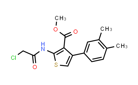 CAS No. 610275-54-2, Methyl 2-(2-chloroacetamido)-4-(3,4-dimethylphenyl)thiophene-3-carboxylate