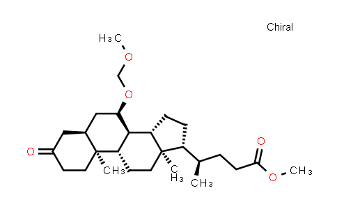 CAS No. 610313-89-8, Cholan-24-oic acid, 7-(methoxymethoxy)-3-oxo-, methyl ester, (5β,7α)-