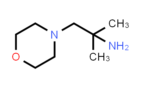 CAS No. 6105-75-5, 4-Morpholineethanamine, a,a-dimethyl-