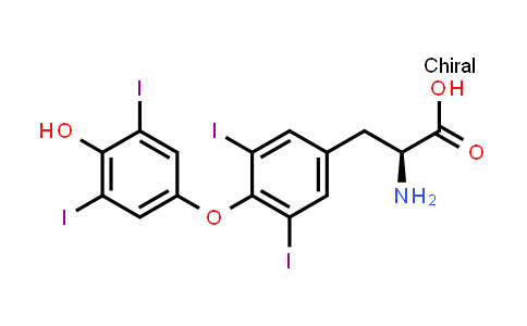 CAS No. 6106-07-6, L-Thyroxine (sodium salt pentahydrate)