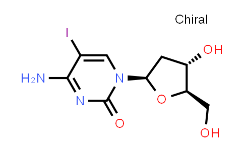 CAS No. 611-53-0, 4-Amino-1-((2R,4S,5R)-4-hydroxy-5-(hydroxymethyl)tetrahydrofuran-2-yl)-5-iodopyrimidin-2(1H)-one