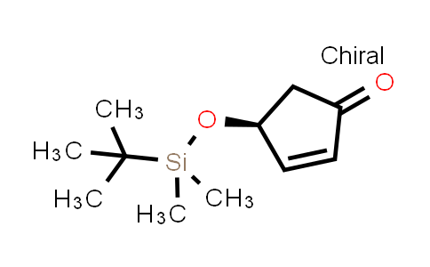 CAS No. 61305-36-0, (S)-4-((tert-Butyldimethylsilyl)oxy)cyclopent-2-en-1-one