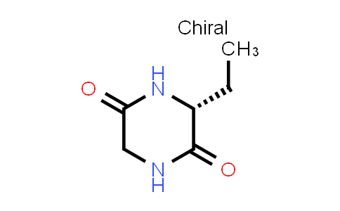 CAS No. 61316-67-4, 2,5-Piperazinedione, 3-ethyl-, (R)-