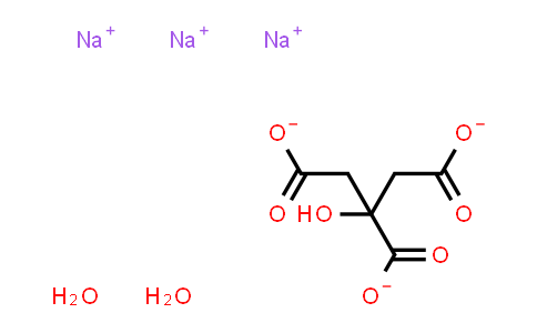 CAS No. 6132-04-3, Sodium citrate dihydrate