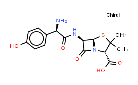 CAS No. 61336-70-7, Amoxicillin (trihydrate)