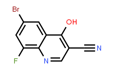 CAS No. 61337-66-4, 3-Quinolinecarbonitrile, 6-bromo-8-fluoro-4-hydroxy-
