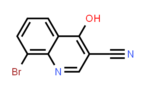 CAS No. 61338-14-5, 3-Quinolinecarbonitrile, 8-bromo-4-hydroxy-