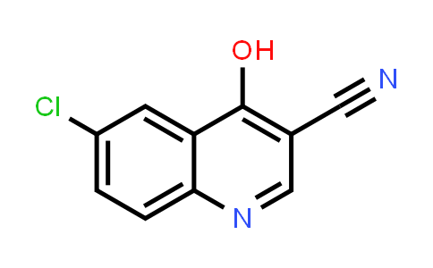 CAS No. 61338-16-7, 3-Quinolinecarbonitrile, 6-chloro-4-hydroxy-