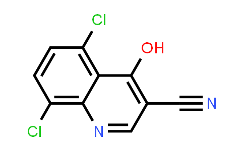 CAS No. 61338-26-9, 3-Quinolinecarbonitrile, 5,8-dichloro-4-hydroxy-