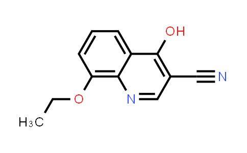 CAS No. 61338-29-2, 3-Quinolinecarbonitrile, 8-ethoxy-4-hydroxy-