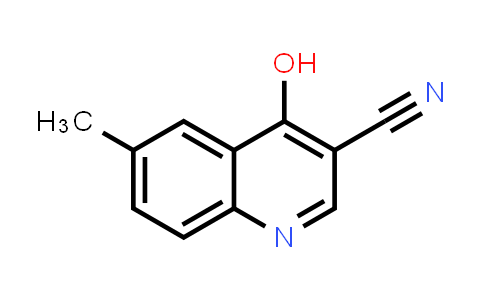 CAS No. 61338-30-5, 3-Quinolinecarbonitrile, 4-hydroxy-6-methyl-
