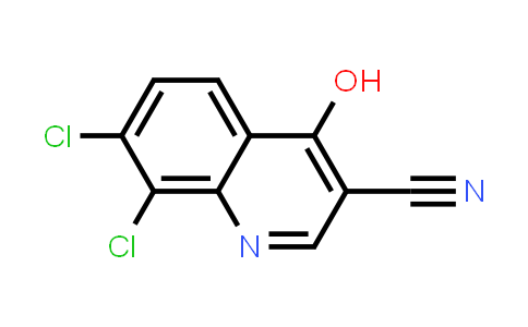 CAS No. 61338-32-7, 3-Quinolinecarbonitrile, 7,8-dichloro-4-hydroxy-