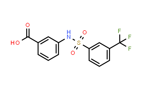 CAS No. 613657-60-6, 3-((3-(Trifluoromethyl)phenyl)sulfonamido)benzoic acid