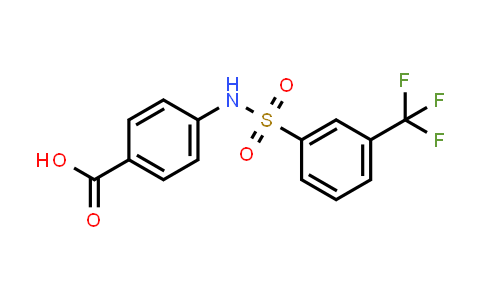 CAS No. 613657-61-7, 4-((3-(Trifluoromethyl)phenyl)sulfonamido)benzoic acid