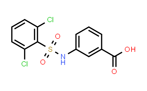 CAS No. 613658-25-6, 3-((2,6-Dichlorophenyl)sulfonamido)benzoic acid