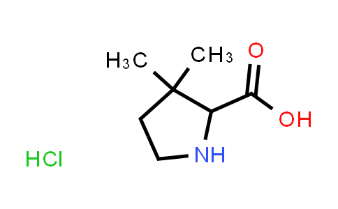 CAS No. 61406-78-8, 3,3-Dimethylpyrrolidine-2-carboxylic acid hydrochloride