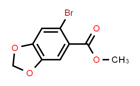 CAS No. 61441-09-6, Methyl 6-bromobenzo[d][1,3]dioxole-5-carboxylate