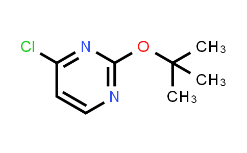 CAS No. 614729-27-0, Pyrimidine, 4-chloro-2-(1,1-dimethylethoxy)-