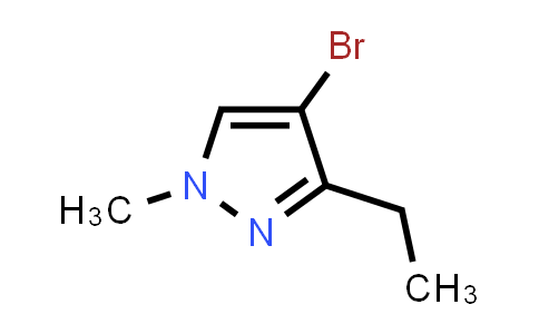 CAS No. 61592-32-3, 4-Bromo-3-ethyl-1-methyl-1H-pyrazole