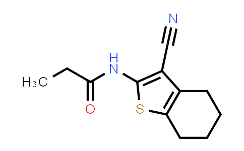 61627-58-5 | Propanamide, N-(3-cyano-4,5,6,7-tetrahydrobenzo[b]thien-2-yl)-