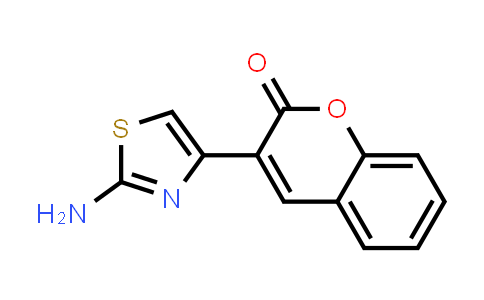 CAS No. 61636-28-0, 3-(2-Aminothiazol-4-yl)-2H-chromen-2-one
