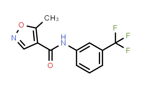 CAS No. 61643-23-0, 5-Methyl-N-[3-(trifluoromethyl)phenyl]-4-isoxazolecarboxamide