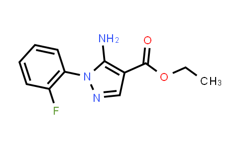 CAS No. 618070-65-8, ethyl 5-amino-1-(2-fluorophenyl)pyrazole-4-carboxylate