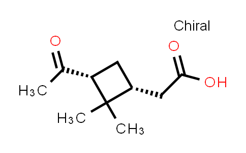 CAS No. 61826-55-9, 2-((1R,3R)-3-acetyl-2,2-dimethylcyclobutyl)acetic acid