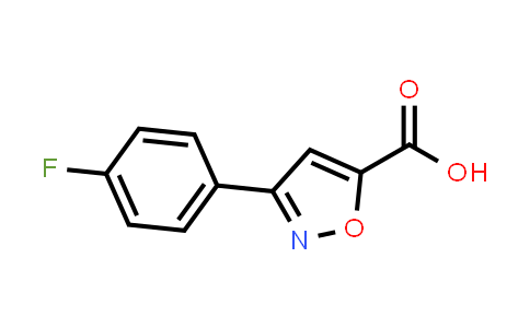 CAS No. 618383-48-5, 5-Isoxazolecarboxylic acid, 3-(4-fluorophenyl)-