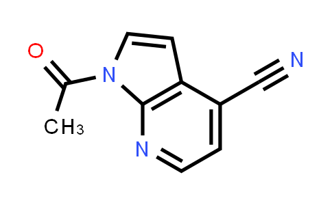 CAS No. 618446-36-9, 1H-Pyrrolo[2,3-b]pyridine-4-carbonitrile, 1-acetyl-