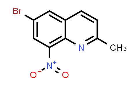 CAS No. 61854-62-4, 6-Bromo-2-methyl-8-nitroquinoline