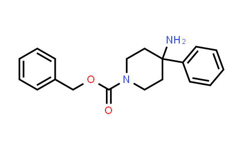 CAS No. 619295-93-1, Benzyl 4-amino-4-phenylpiperidine-1-carboxylate