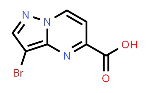 CAS No. 619306-85-3, 3-Bromopyrazolo[1,5-a]pyrimidine-5-carboxylic acid