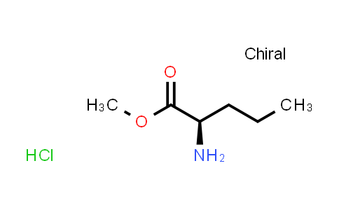 CAS No. 619330-91-5, (R)-Methyl 2-aminopentanoate hydrochloride