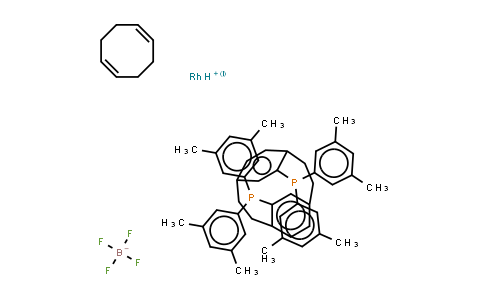 CAS No. 619334-93-9, (R)-(-)-4,12-Bis(di-3,5-xylylphosphino)[2.2]paracyclophane(1,5-cyclooctadiene)rhodium(I) tetrafluoroborate