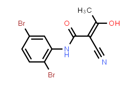 CAS No. 62004-35-7, 2-Cyano-N-(2,5-dibromophenyl)-3-hydroxy-2-butenamide