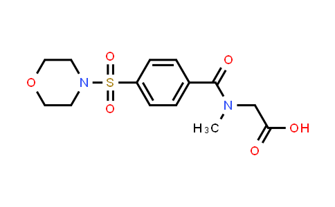 CAS No. 620103-27-7, N-Methyl-N-[4-(morpholin-4-ylsulfonyl)benzoyl]glycine
