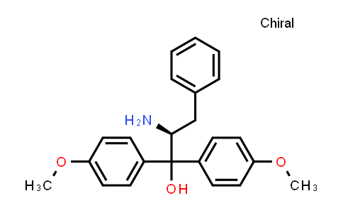 CAS No. 620178-97-4, (S)-2-Amino-1,1-bis(4-methoxyphenyl)-3-phenylpropan-1-ol