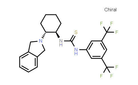 CAS No. 620960-27-2, N-[3,5-Bis(trifluoromethyl)phenyl]-N'-[(1R,2R)-2-(1,3-dihydro-2H-isoindol-2-yl)cyclohexyl]thiourea
