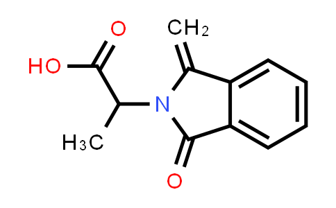 CAS No. 62100-29-2, 1,3-Dihydro-α-methyl-1-methylene-3-oxo-2H-isoindole-2-acetic acid