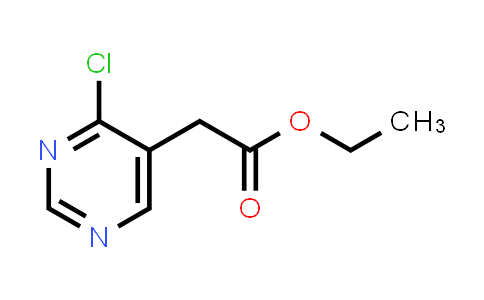 CAS No. 6214-47-7, Ethyl 2-(4-chloropyrimidin-5-yl)acetate