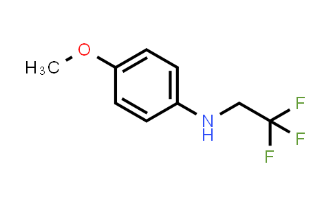 CAS No. 62158-95-6, (4-Methoxyphenyl)(2,2,2-trifluoroethyl)amine
