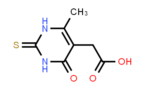 CAS No. 62214-19-1, 2-(6-Methyl-4-oxo-2-thioxo-1,2,3,4-tetrahydropyrimidin-5-yl)acetic acid